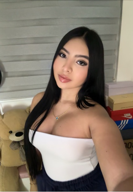 Woman at home in a calm moment before a private video call